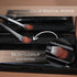 ENERGY Travel Eye Makeup Brush Set, 4PCS Eyeshadow Blending Eyeliner Kit with Portable Mirror Case