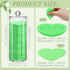 Sieral 120 Pcs Compressed Facial Sponges with Container, Disposable Sponge Pads for Cleansing, Makeup Removal, Green,