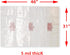 Taytools 5 Pack Clear Plastic Dust Collector Replacement Bags, 31” x 46”, Super Strong 5 mil Thick, Fit 20” Diameter