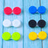 Elcoho 24 Pack Contact Lens Cases, Holder Box for Left/Right Eyes, 6 Colors