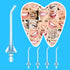 Replacement Tips for Oralfree Nicwell Water Flosser, Jet Tip Replacement Heads in Blue