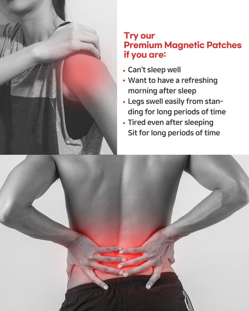 100pcs ACU-Magnetic Healing Patches, Pain Relief Like Acupuncture, Pre-attached to Plasters for Shoulder, Neck, Back