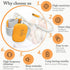 Bedwetting Alarm for Boys and Girls, Pee Alarm with 3 Modes, Potty Training Alarm for Older Kids