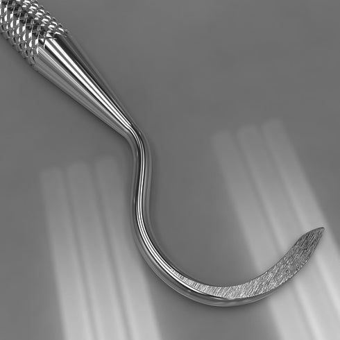 Dental Plaque Remover Tool - Stainless Steel Tooth Scraper for Tartar and Plaque Removal, Dentist's Dental Scaler