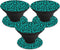 MightySkins Skin for PopSocket PopSocket - Teal Leopard | Unique, Durable Vinyl Decal Wrap Cover | Easy to Apply,