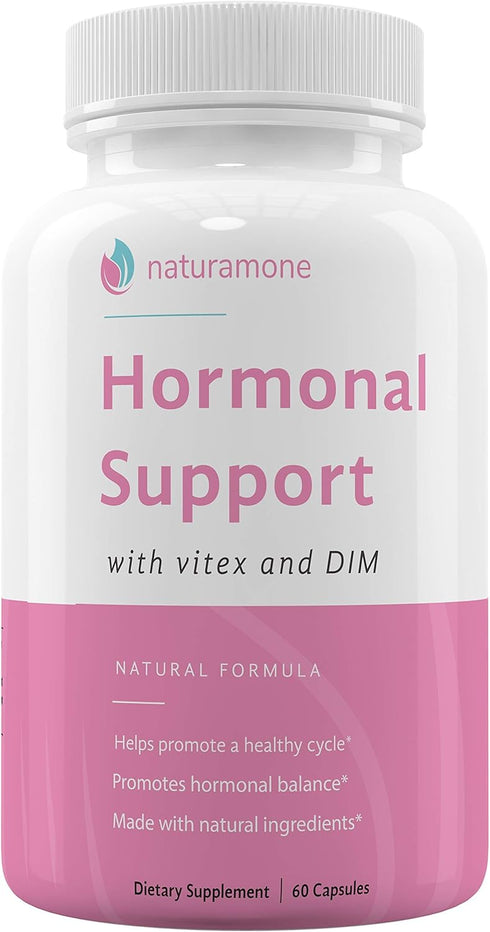 Naturamone 60 Estrogen Balance with Vitex & DIM for Women by - for PMS Relief, Hormonal Acne, Estrogen Imbalance