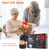 YUANBO 3-in-1 Elbow 6 3 Cordless Heated Knee Massager, FSA Eligible Wearable Wrap for Knee, and Shoulder, Rechargeable