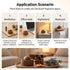MIJIJHH 2Pcs Passive Diffuser, Passive Essential Oil Diffuser, Versatile Style for Home, Mini Wood Diffuser for Desk