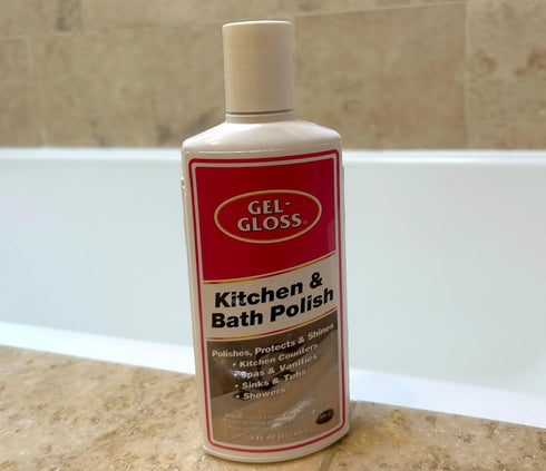 TR 8 -GG-8 Indusies Gel-Gloss Kitchen and Bath Cream Wax Polish, Fluid Ounces