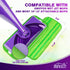 Pack 8 HOMEXCEL Microfiber Mop Pads Compatible with Swiffer Wet Jet, Reusable Machine Washable Swiffer WetJet Pad