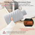 MEETRUE Microwaveable Hot Water Bottle with Cover (1 Liter), BPA-Free Silicone Hot Water Bag for Pain Relief