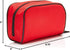 Set 4 Lightning X Products Color Coded First Aid Medical Kit Accessory Pouches - Zippered Bag With Transparent Window