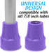 Crutch Comfort by Top Glides: Steel-Reinforced 7/8" Crutch Tips - 1 Pair