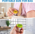 sneovvin 7 Weekly Stainless Steel Pill Organizer Day, Magnetic Refrigerator Mountable Pill Box Case
