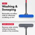 Tyroler 2-in-1 High Window Cleaner Squeegee | 12"-80" Anti-Rust Handle | 100% Silicone Scratch Free for Superior Durability and Protection by Tyroler Bright Tools