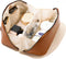 Large Capacity Travel Makeup Bag, Waterproof Portable Pouch, Open Flat Toiletry Organizer with Divider and Handle,