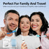 UV Toothbrush Covers Case Sanitizer and Holder with Light, Rechargeable Portable Toothbrush Cleaner Case, Fan (Blue)