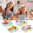 Zoketriton 24 Set Easter Buffalo Plaid Baskets for Gifts Empty with Cellophane Basket Bags Bows, Easter Market Tray