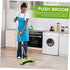 3 in 1 Push Sweeper Carpet Broom - Manual Push Floor Sweeper and Dustpan for Household Cleaning