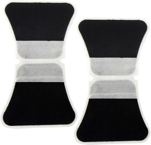 CHOICEMMED 2 Pack Universal Therma Heated TENS Unit Pads - Muscle Stimulator E-stim Electrodes, Reusable Massage Pads