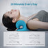 RESTCLOUD Neck and Shoulder Relaxer, Cervical Traction Device for TMJ Pain Relief, Chiropractic Pillow Neck Stretcher