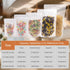 SumDirect 50Pcs Matte Frosted Zipper Resealable Stand Up Drink Bags, 4.3x6.7inches - Snack Food Tea Packing Drinking