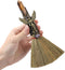 RENEMEGO Witch Broom Witchcraft Supplies - Altar Supplies with Tiger Eye Stone