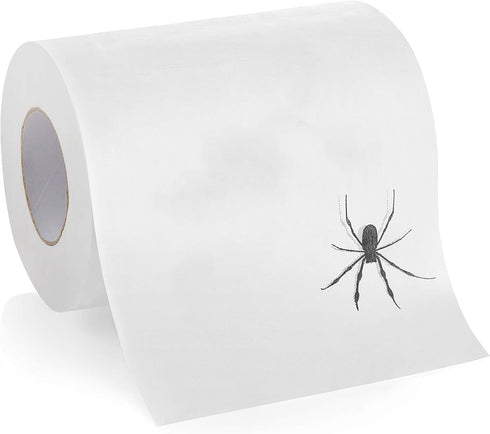Spider Funny Toilet Paper, Prank Gag Gift, Practical Joke, Funny White Elephant Gift Idea