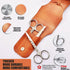 Professional Stainless Steel Facial Hair Scissors & Tweezers Set for Men, Moustache, Beard, Eyebrows