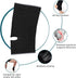 NEOTech Care Ankle Support Sleeve, Open Heel, Medium Compression, Black, for Men, Women, Kids