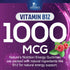 Extra Strength Energy Gummies with Vitamin B12, Green Tea & Natural Caffeine, 1000 mcg, 120 Count, Berry Flavor