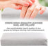 Nail Arm Rest Hand Cushion, Soft Sponge Stripe Leather Pillow for Manicure, Salon Armrest Tool (White)