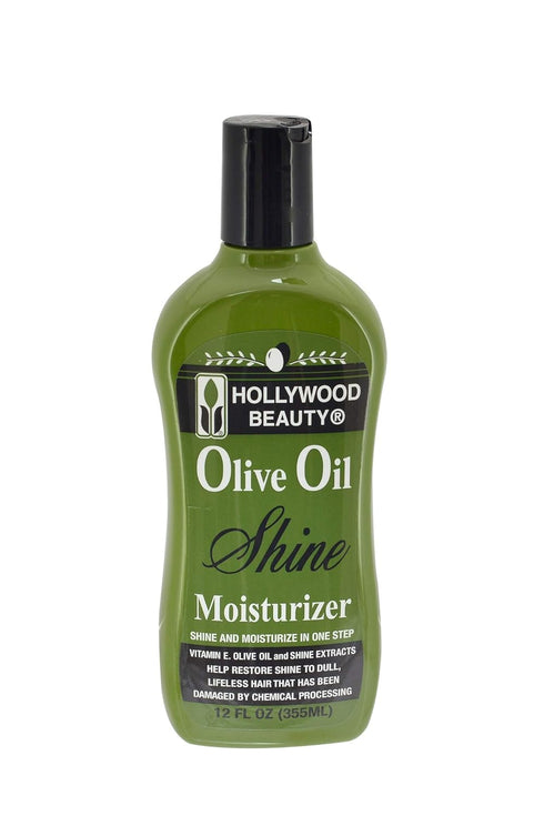Hollywood Beauty Olive Oil Moist & Shine Hair Lotion, 12 oz (Pack of 2)