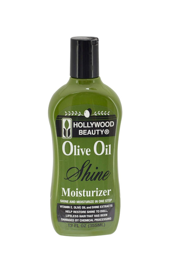 Hollywood Beauty Olive Oil Moist & Shine Hair Lotion, 12 oz (Pack of 2)