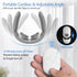 Electric Pulse Neck Massager with Heat for Pain Relief, 10 Modes, 15 Intensities, Cordless Intelligent Massager for