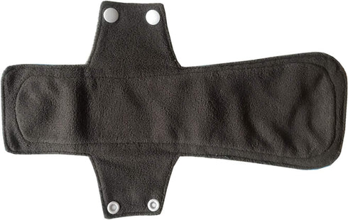 MUMBABY 6pcs 12 Inch (30.5cm) 12inch) Heavy Flow Charcoal Bamboo Mama Cloth/Menstrual Pads/Reusable Sanitary Pads