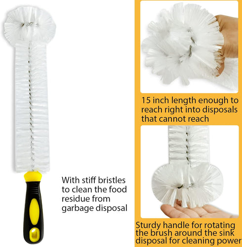 Garbage Disposal Cleaner Brush, Disposer Cleaner Drain Brush for InSinkErator