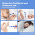 Berrcom Digital Thermometer for Adults, Oral and Underarm Thermometer for Baby and Kids Medical Thermometer with Fever Alarm Rectal Thermometer with Soft Tips