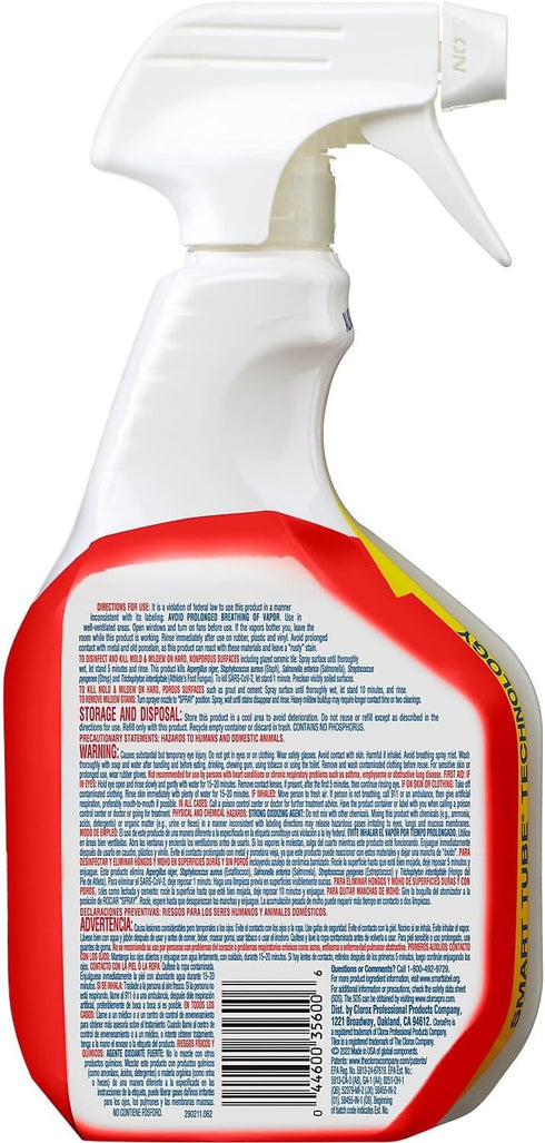 Tilex 32 oz. (35600) CloroxPro Disinfecting Instant Mold and Mildew Remover Spray