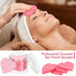 Nuenen 60 Pieces Facial Sponges with Container - Heart Shape Compressed Face Sponges for Washing Face Cleaning