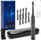 SunnyNest Electric Toothbrush for Adults with 8 Replacement Brush Heads, Travel Bag, 5