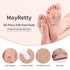 MoyRetty 60pcs U-Shaped Felt Callus Pads, Metatarsal Pads Self-Stick Cushions Protect Calluses from Rubbing on Shoes