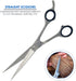 Professional Hair Cutting Scissors - Krisp Shave Japanese Stainless Steel Salon Barber Shears (7 Inch) for All Purpose
