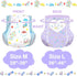 Pack 10, 5 Landofgenie Adult Diapers with Tabs High Absorbency Print Diaper for Women and Men Medium of Patterns