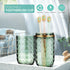 2PCS Travel Toothbrush Case, Portable Toothbrush Holder, Storage Container for Home, Bathroom, Trip, Green