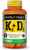 MASON NATURAL Vitamin K2 + D3, 100,Day Supply, with Calcium for Normal