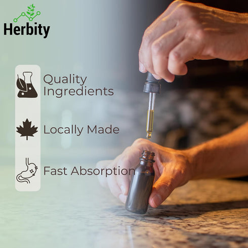 Herbity (1.7 Oz) Hawthorn Berry Herbal Tincture Liquid Extract, Hand Crafted Natural Medicine Remedies Herb Formula