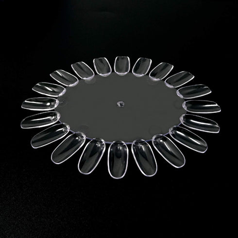 Honbay 20PCS Plastic False Nail Swatches Wheels, Nail Art Color Polish Display Wheel for Manicure