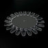 Honbay 20PCS Plastic False Nail Swatches Wheels, Nail Art Color Polish Display Wheel for Manicure