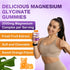 Magnesium Glycinate Gummies 1500mg for Adults with Ashwagandha & B6 - Organic Relaxation, Energy & Muscle Support - 60